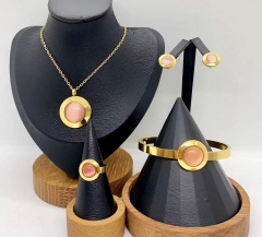 Stainless steel jewelry necklace earring bracelet ring Wholesale