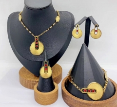 Stainless steel jewelry necklace earring bracelet ring Wholesale