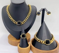 Stainless steel jewelry necklace earring bracelet ring Wholesale