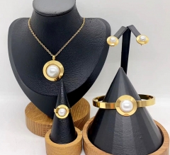 Stainless steel jewelry necklace earring bracelet ring Wholesale