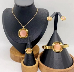 Stainless steel jewelry necklace earring bracelet ring Wholesale