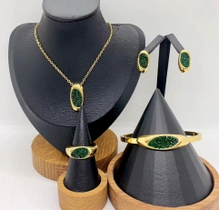 Stainless steel jewelry necklace earring bracelet ring Wholesale
