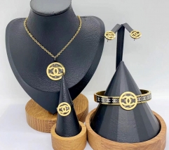 Stainless steel jewelry necklace earring bracelet ring Wholesale