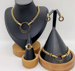 Stainless steel jewelry necklace earring bracelet ring Wholesale