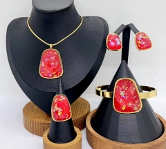 Stainless steel jewelry necklace earring bracelet ring Wholesale