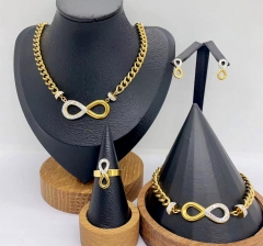 Stainless steel jewelry necklace earring bracelet ring Wholesale