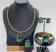 Stainless steel jewelry necklace earring bracelet ring Wholesale