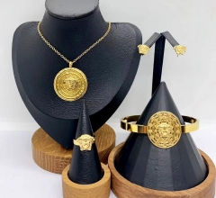 Stainless steel jewelry necklace earring bracelet ring Wholesale