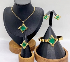 Stainless steel jewelry necklace earring bracelet ring Wholesale