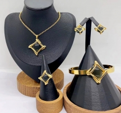 Stainless steel jewelry necklace earring bracelet ring Wholesale